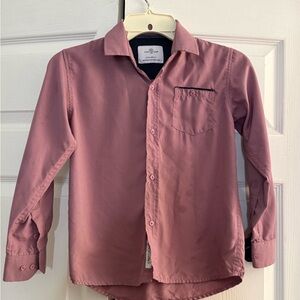Pink Button-Up Shirt